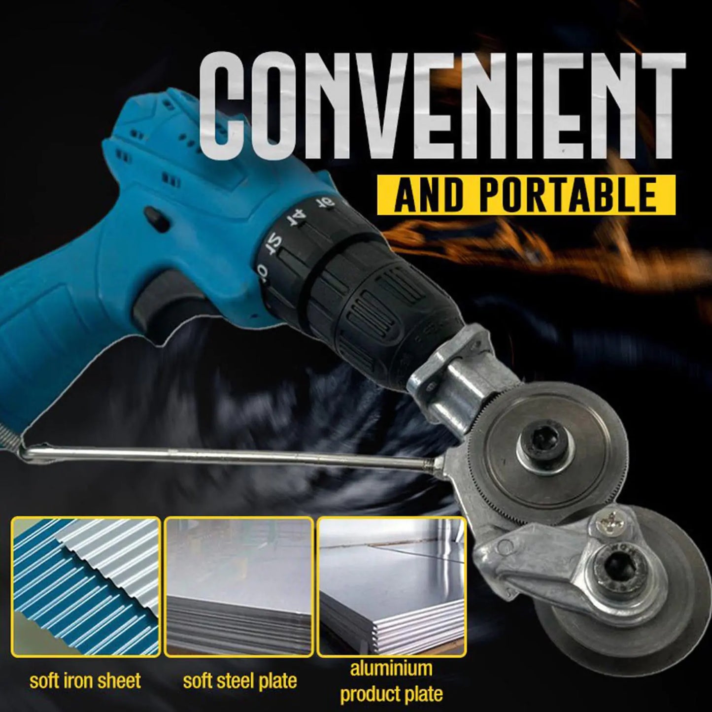 Electric Drill Plate Cutter
